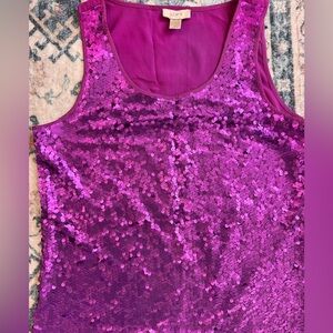 Shimmer sequins top